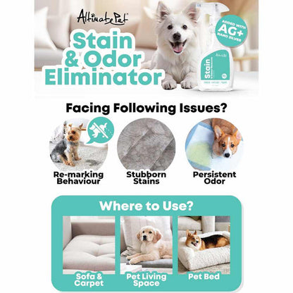 Altimate Pet Stain & Odor Remover Spray For Dogs 946ml